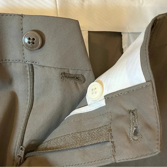 Island Republic Mens Size 42 Dark Tan Khaki Cargo Shorts Pockets Fly Front - Picture 9 of 12